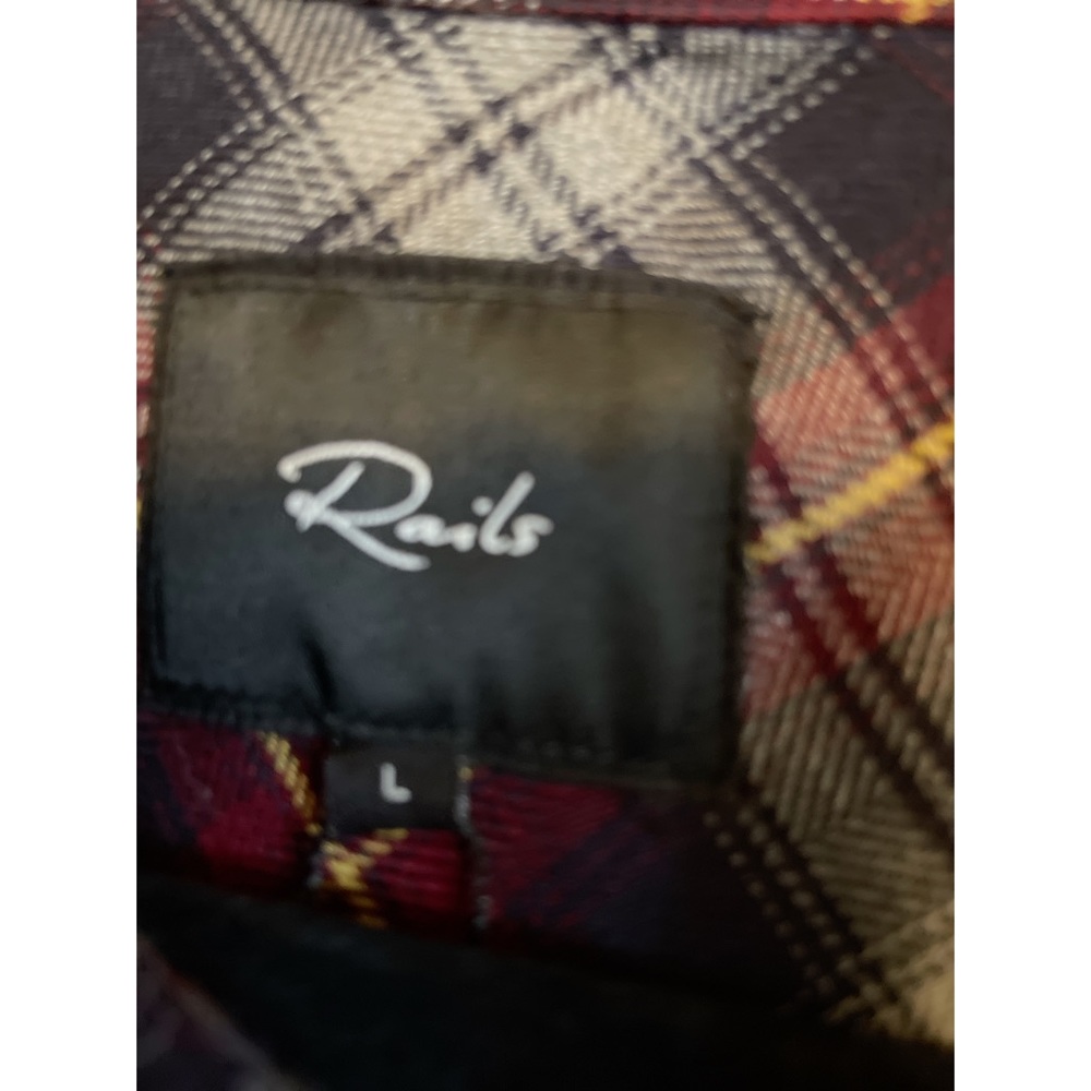 Rails plaid button down Size Large - Picture 2 of 2
